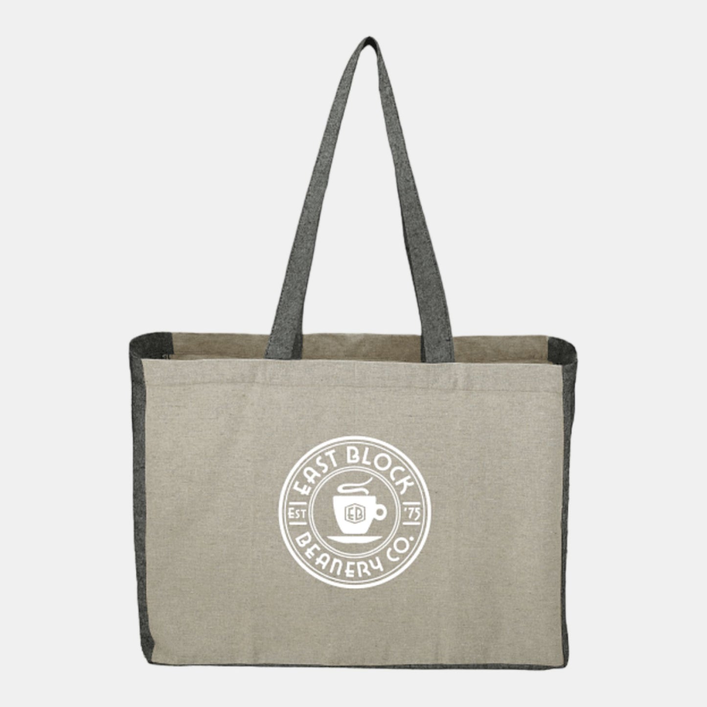 Contrast Side Tote Bag