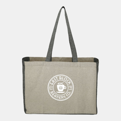 Contrast Side Tote Bag