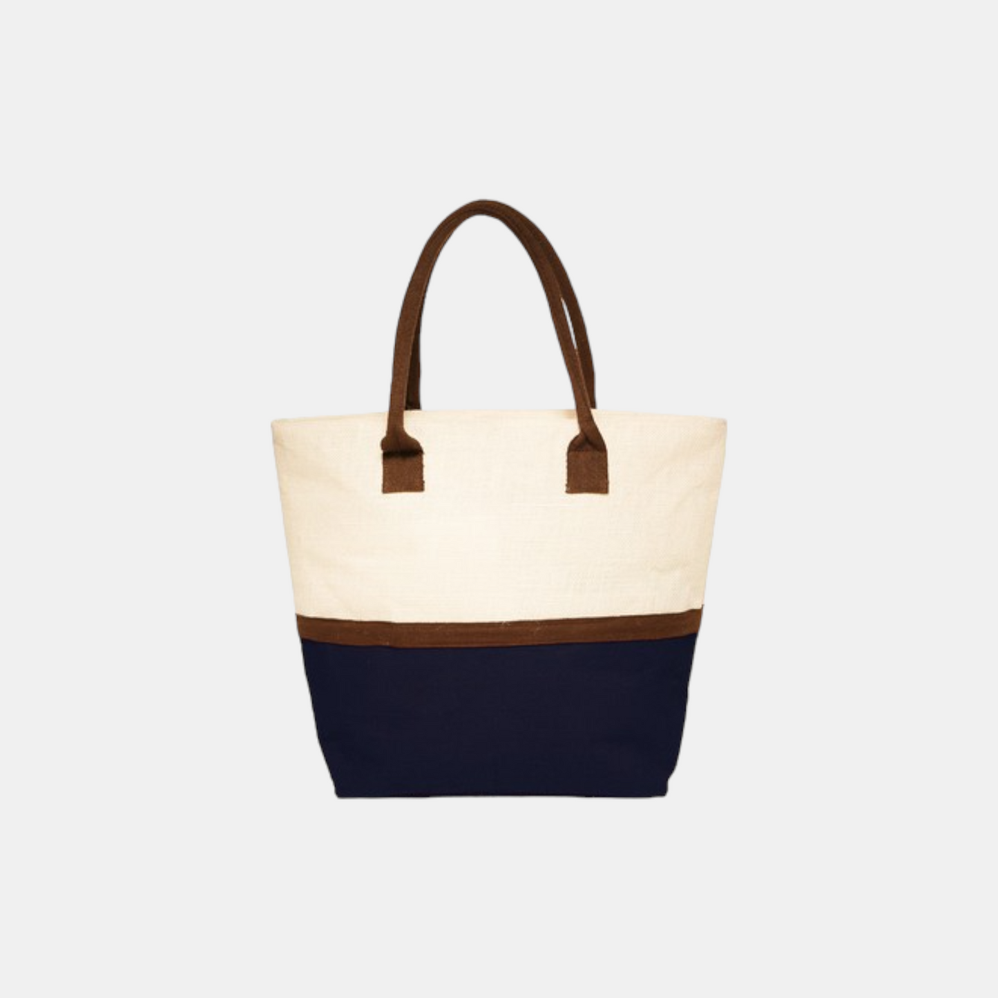 Two-tone Beach Tote Bags