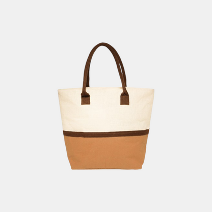 Two-tone Beach Tote Bags