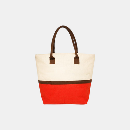 Two-tone Beach Tote Bags